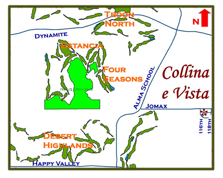 Collina e Vista Map